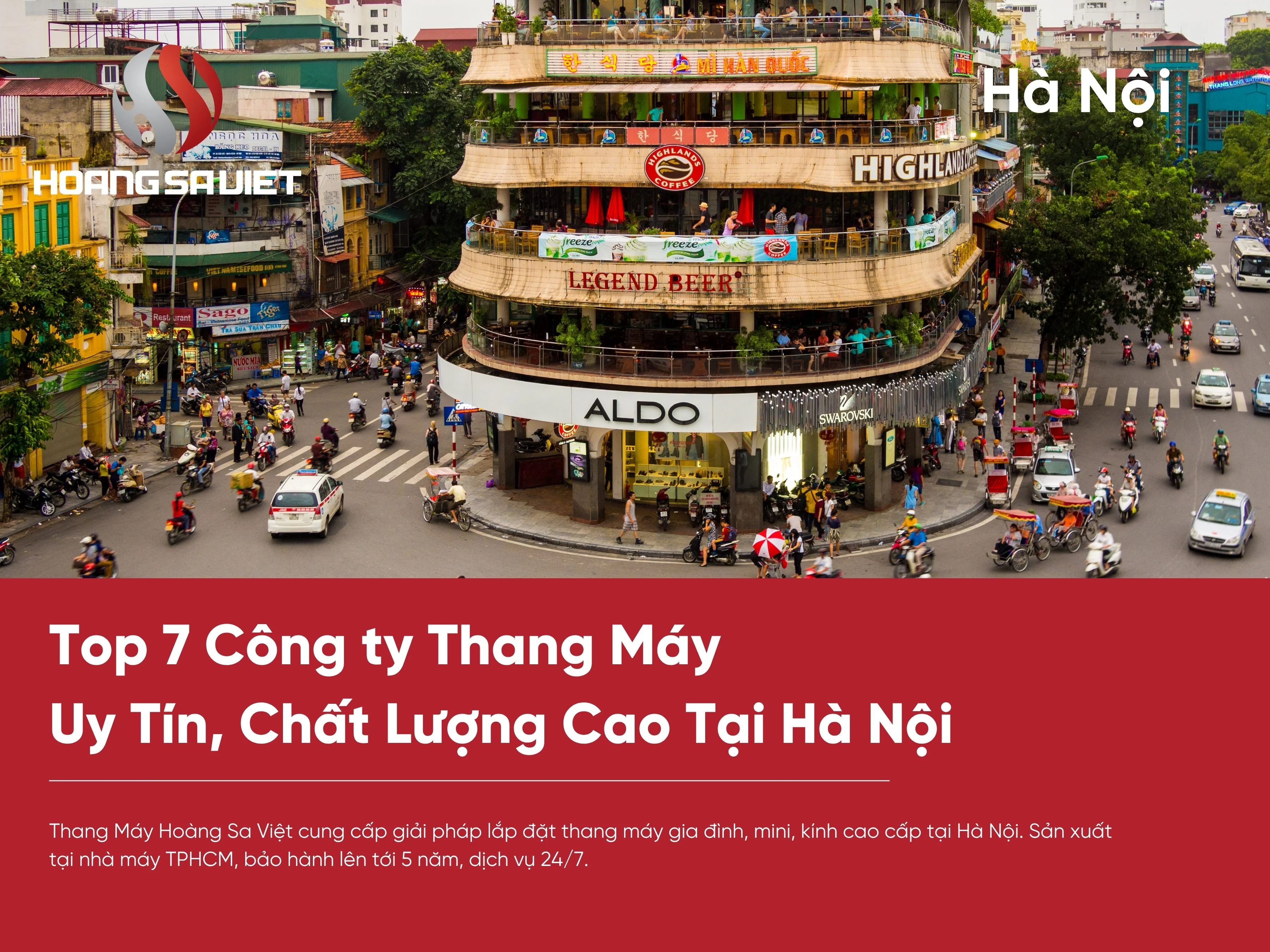 Top 7 công ty thang máy uy tín tại Hà Nội