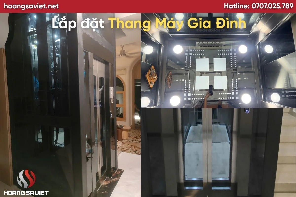 Thang Máy Hoàn Thiện Sau Thi Công 