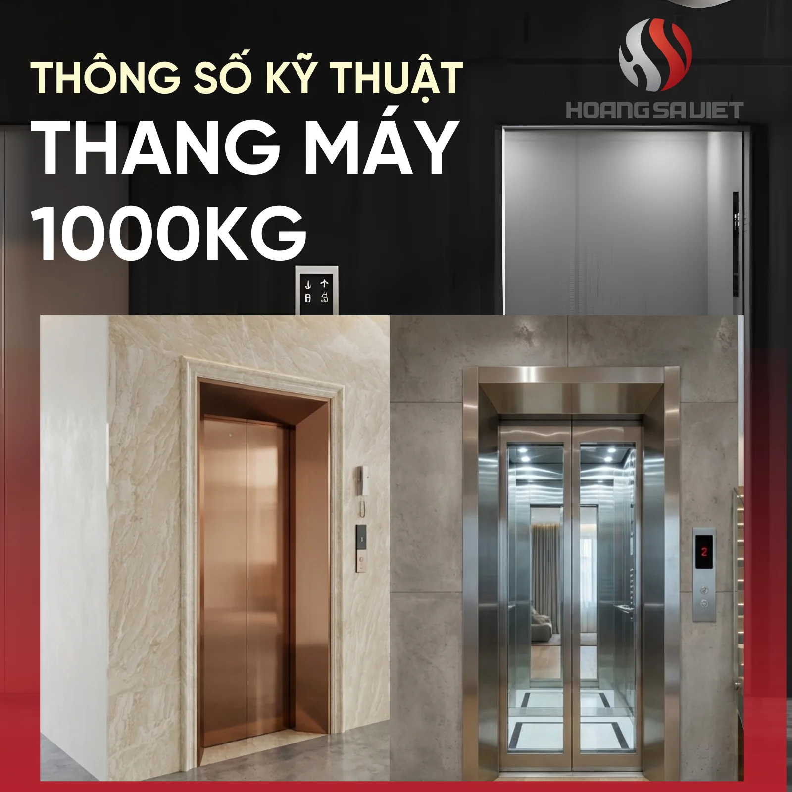 Thang Máy Tòa Nhà 1000Kg