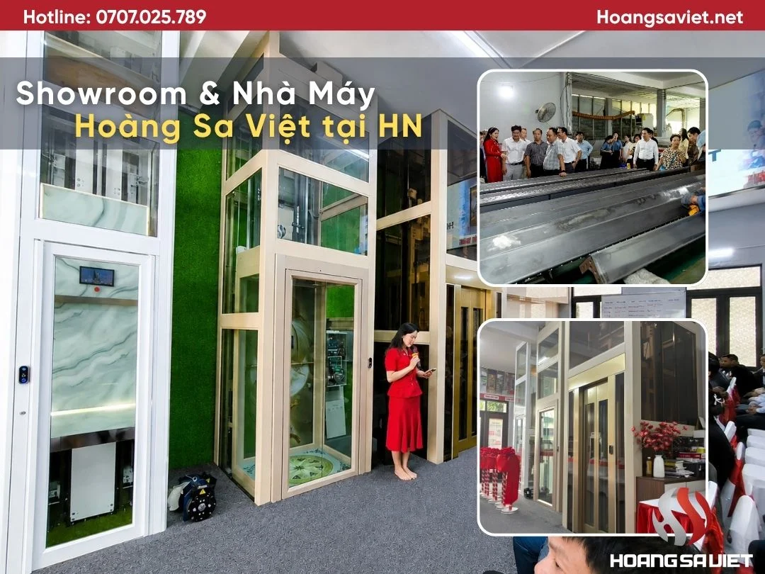Showroom thang máy HoangSaViet tại Hà Nội