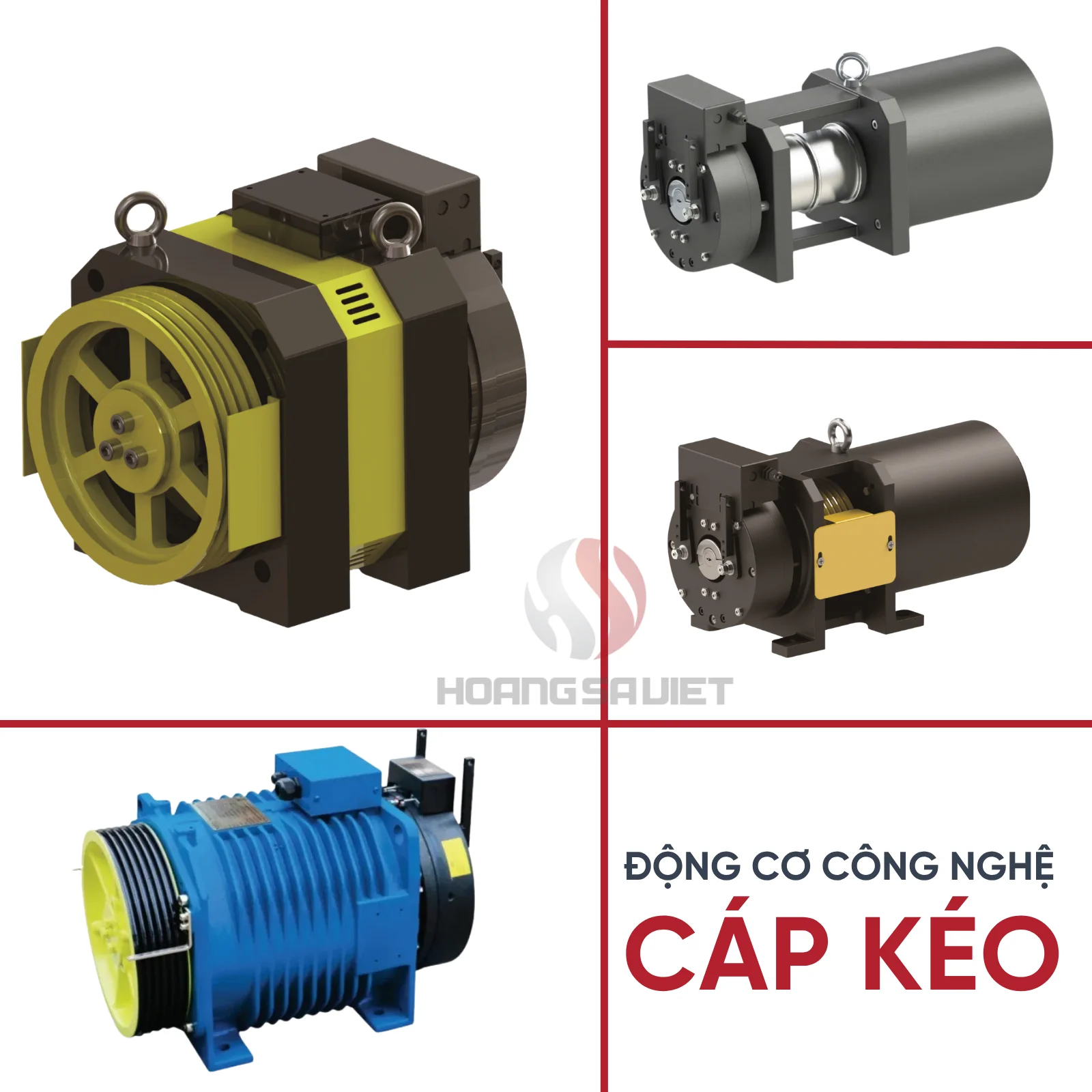Động Cơ Cáp Kéo Trong Thang Máy 