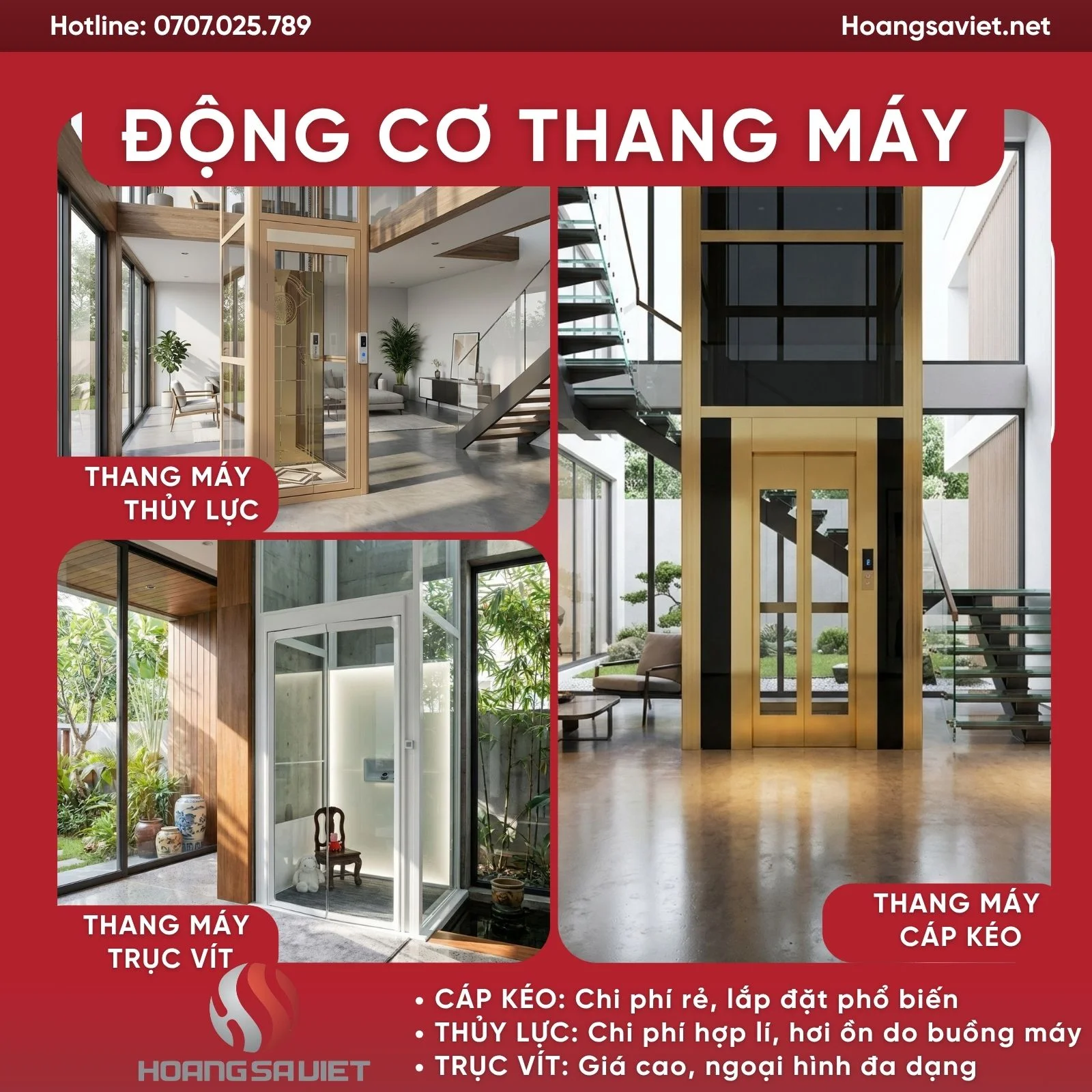 Động Cơ Dùng Trong Thang Máy Kính