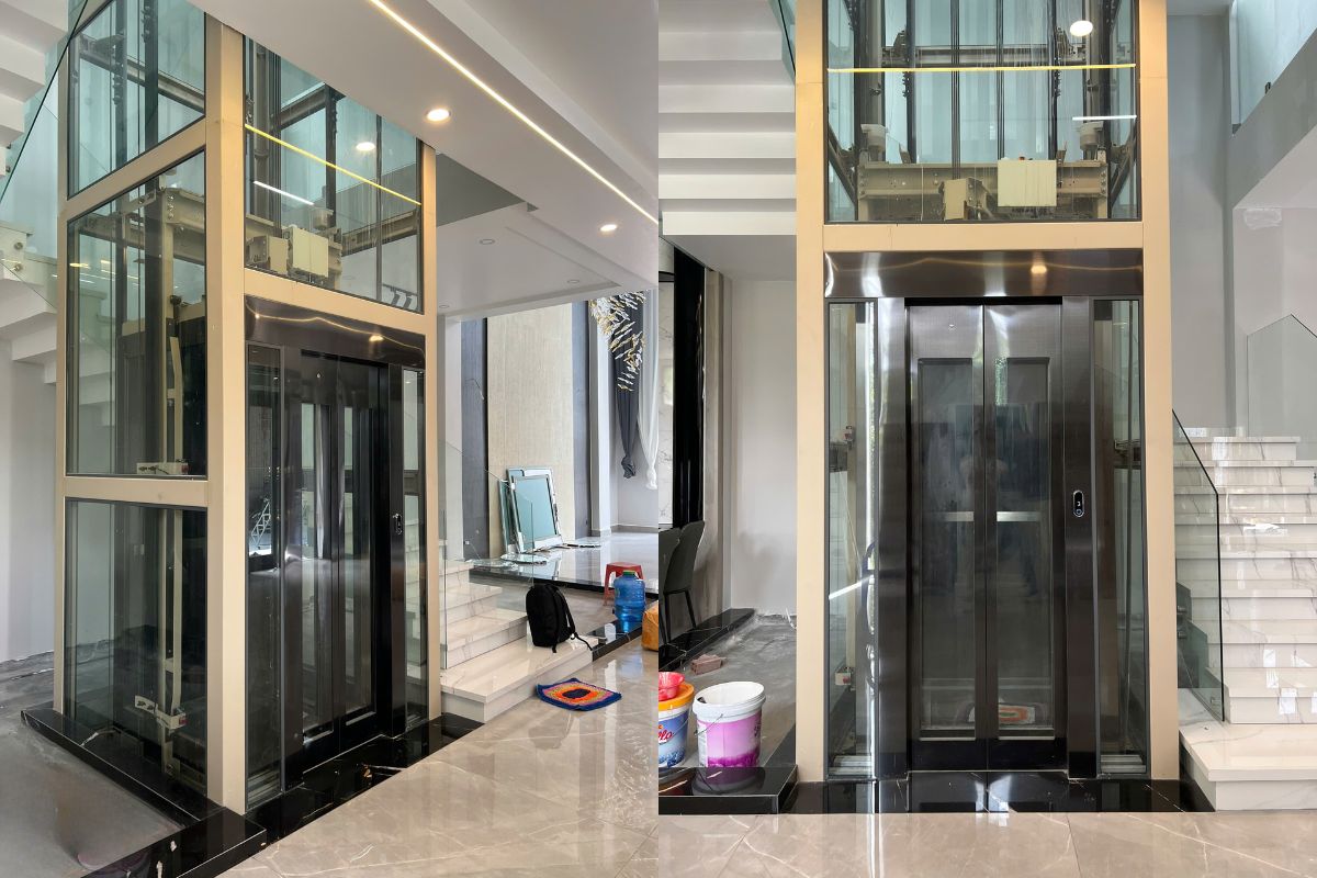 Tổng Quan Về Công Trình Thang Máy Nhà Chị Nguyên