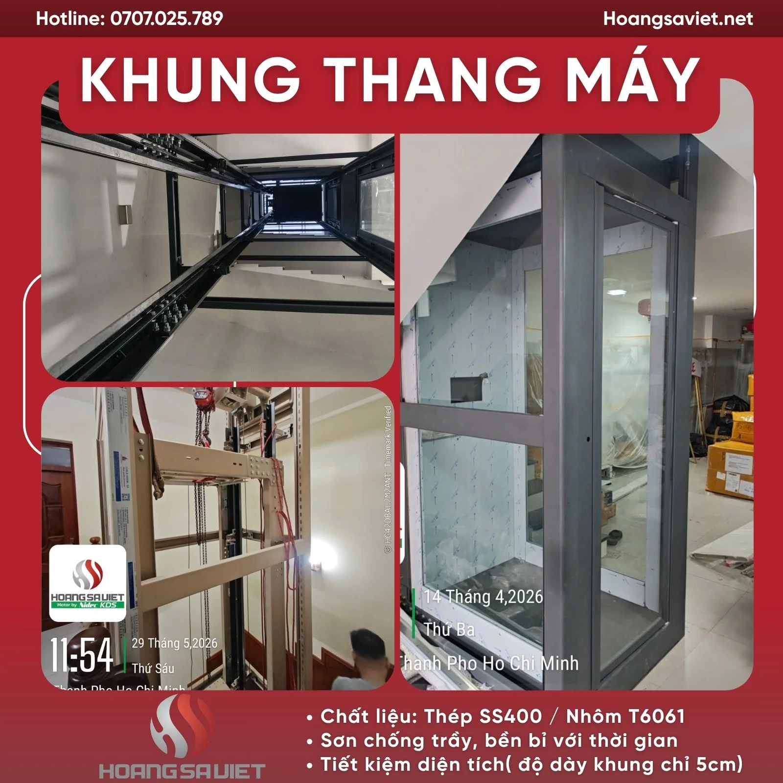 Bộ Khung Thang Máy Kính Bộ Khung Thang Máy Kính