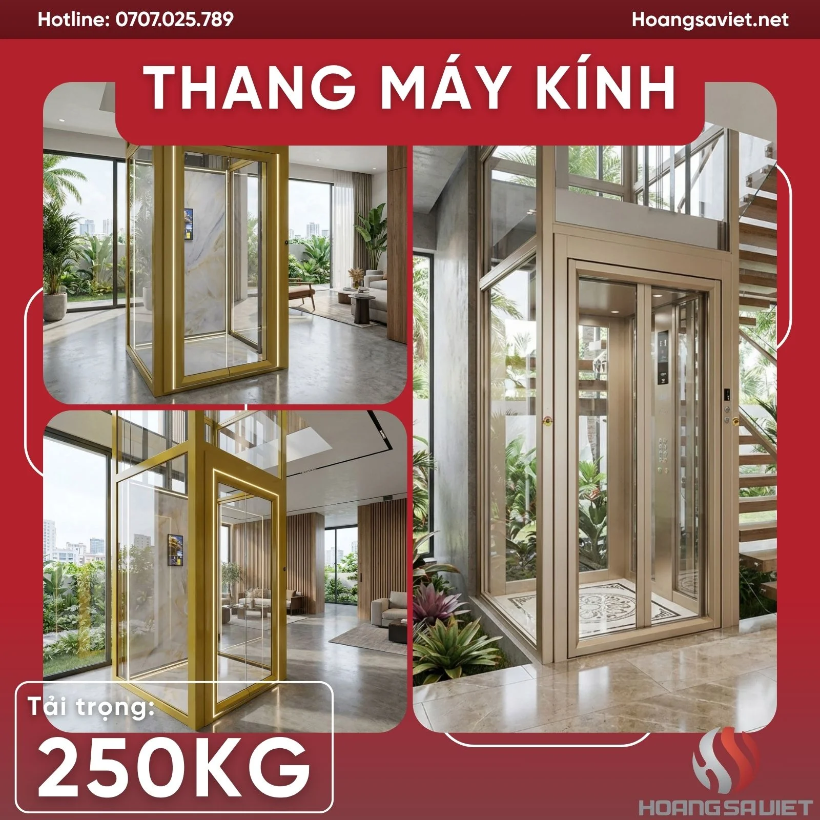 Mẫu Thang Máy Vách Kính 250KG Đẹp Mẫu Thang Máy Vách Kính 250KG Đẹp
