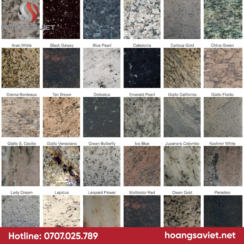 Tổng hợp màu sắc đá hóa cương ốp thang máy