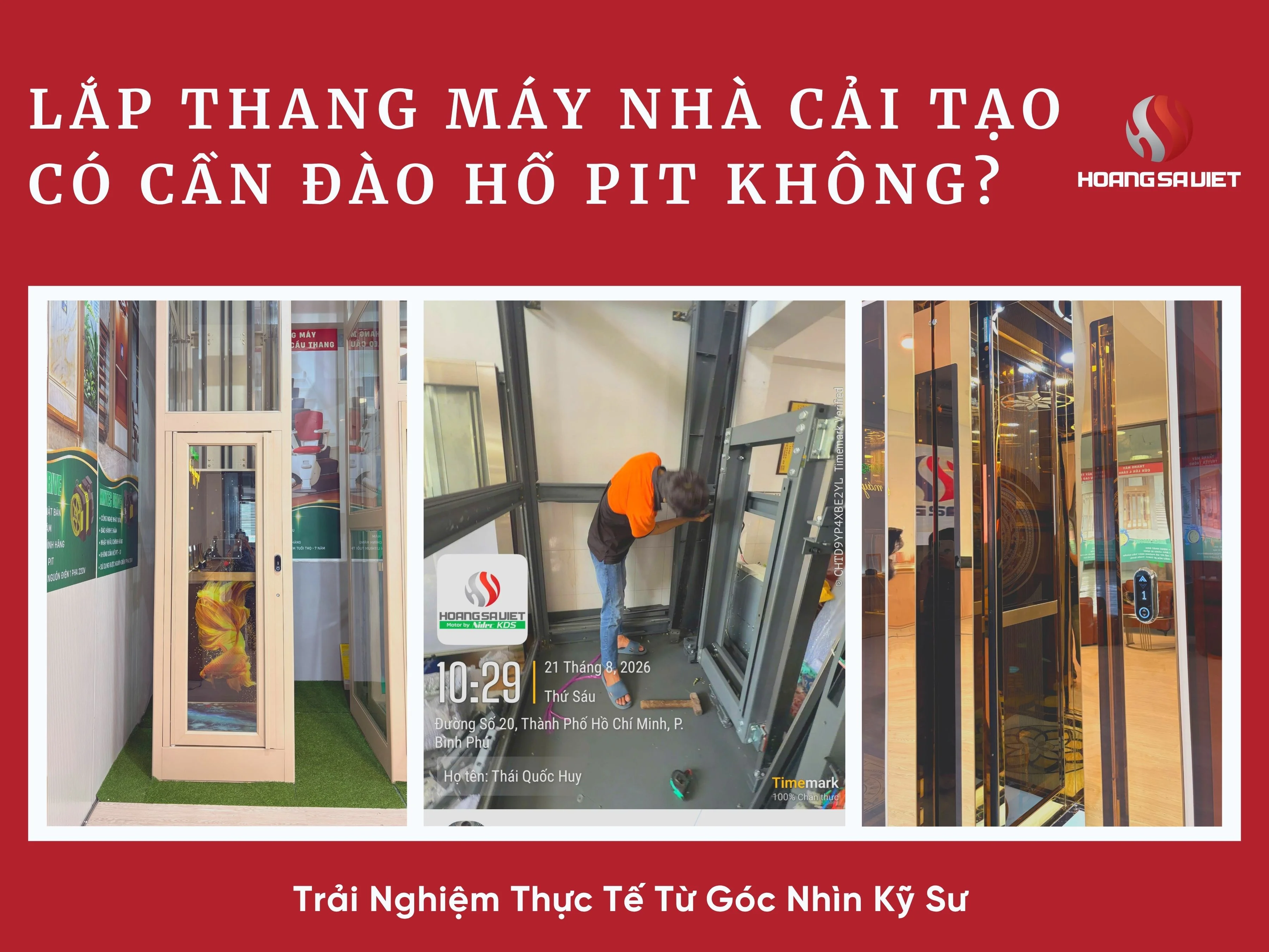 Lắp Thang Máy Cho Nhà Cải Tạo Có Cần Đào Hố Pit Không?