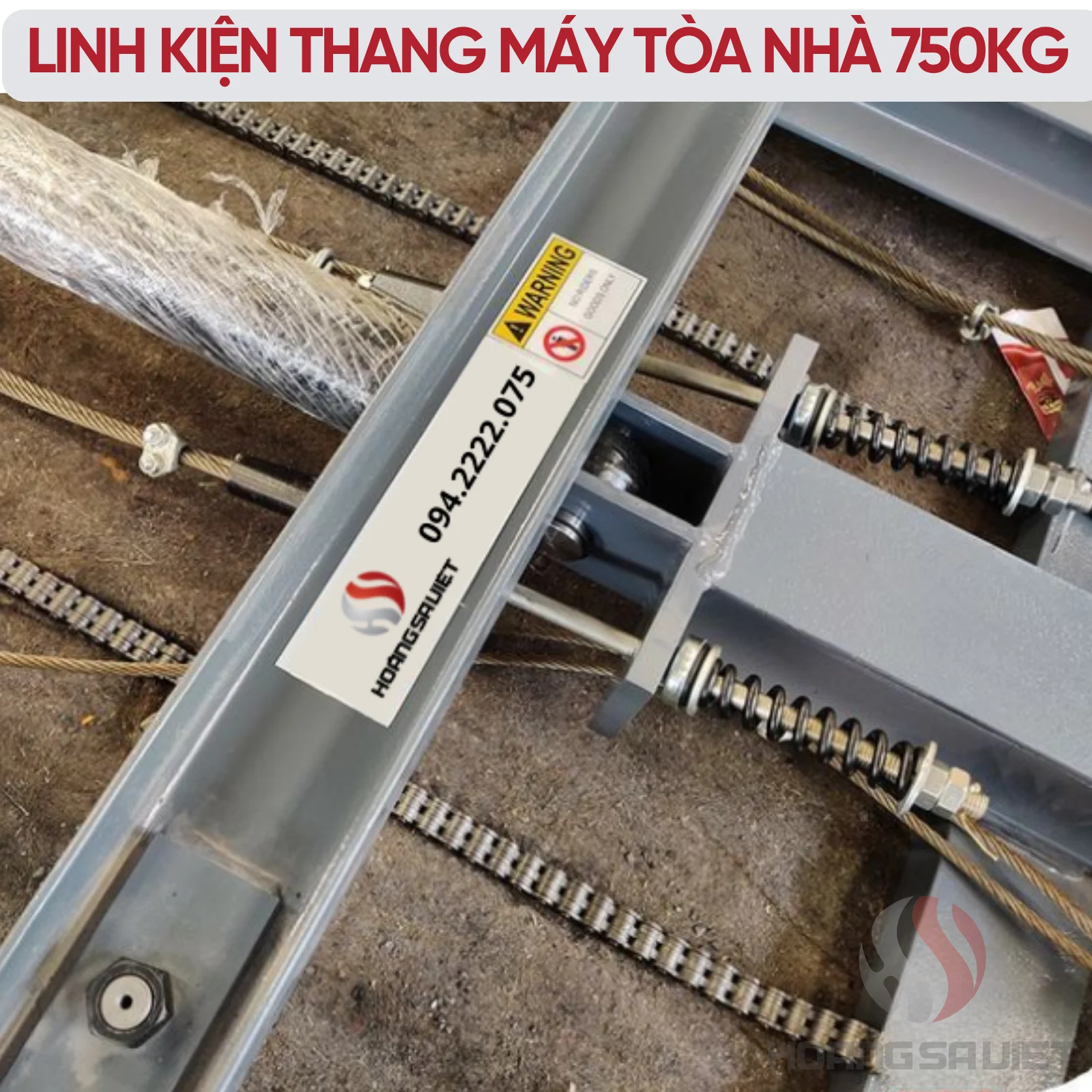 Linh Kiện Thang Máy Tòa Nhà 750Kg 