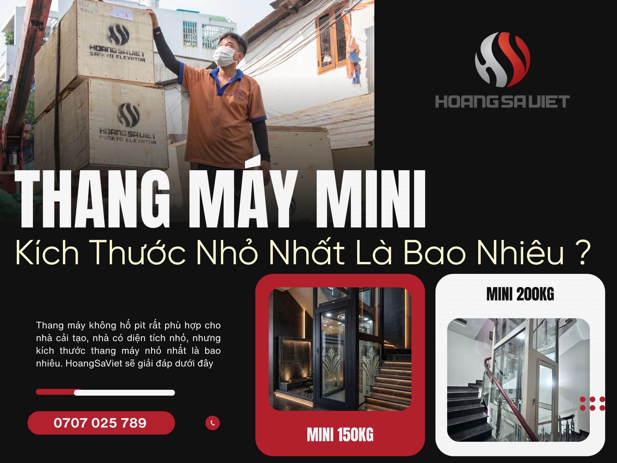 Kích Thước Nhỏ Nhất Của Thang Máy Không Hố Pit Là Bao Nhiêu?