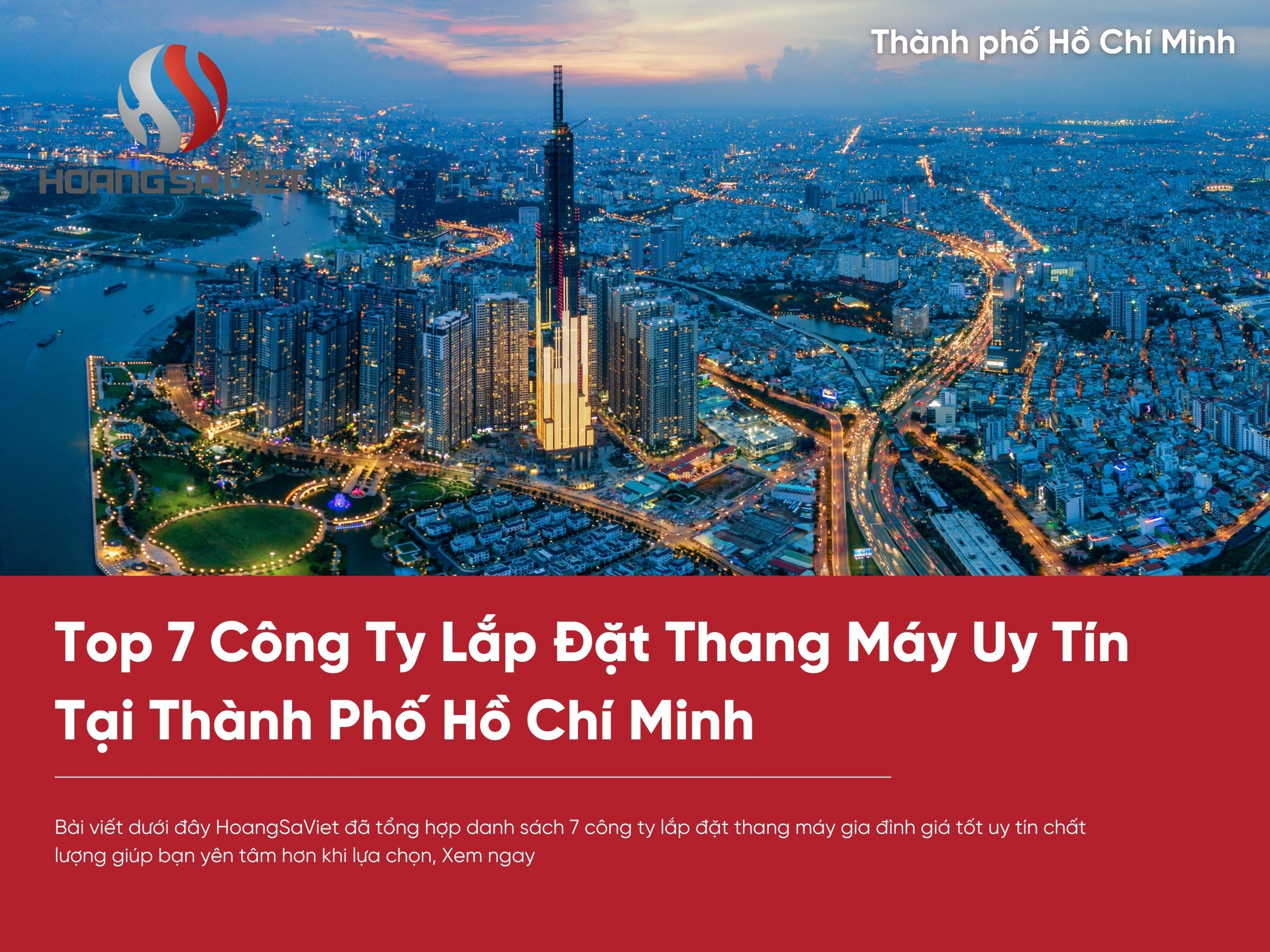 Top 7 Công Ty Thang Máy Gia Đình Uy Tín Tại TP.HCM 