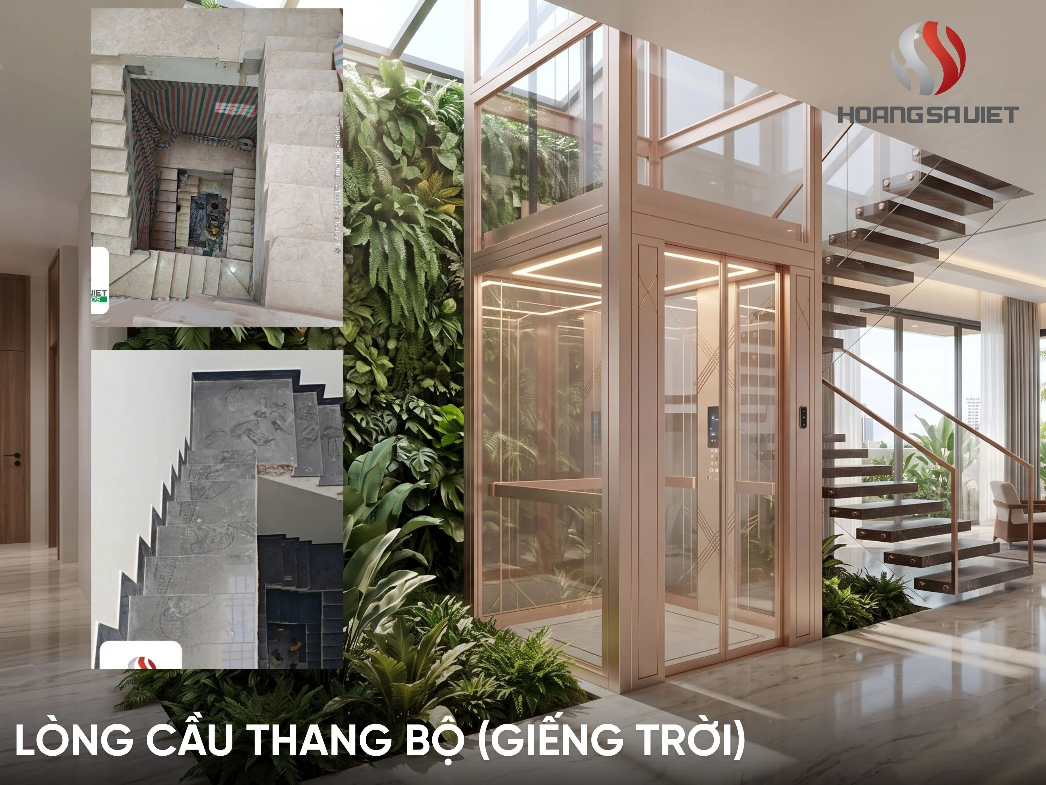 Lòng Cầu Thang Bộ (Giếng Trời) 