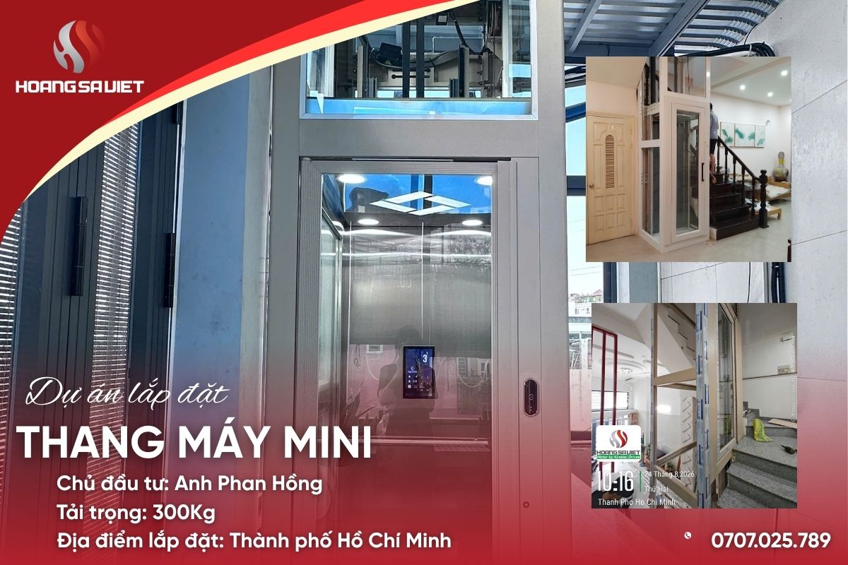 Dự Án Lắp Đặt Thang Máy Mini Nhà Cải Tạo Tại Thành Phố Hồ Chí Minh - Anh Sơn