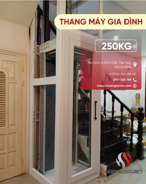 Thang Máy Gia Đình 250Kg