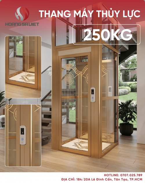 Thang Máy Thủy Lực 250Kg