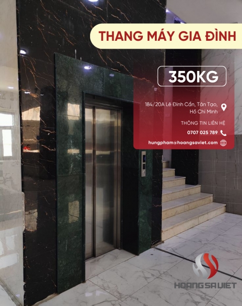Thang Máy Gia Đình 350Kg