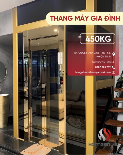 Thang Máy Gia Đình 450Kg
