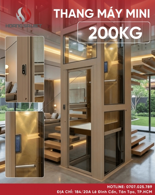 Thang Máy Mini 200Kg