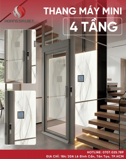 Thang Máy Mini 4 Tầng