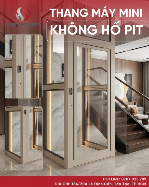 Thang Máy Mini Không Hố Pit