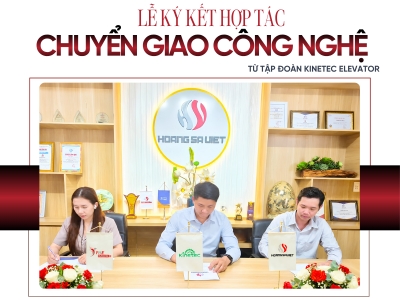 Hoàng Sa Việt Ký Kết Hợp Tác Tập Đoàn Kinetec Elevator Chuyển Giao Công Nghệ Từ Nhật Bản