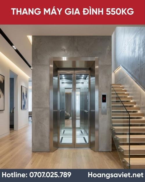Thang Máy Gia Đình 550Kg