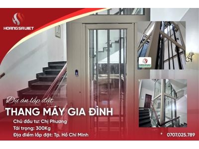Dự Án Thang Máy Mini Nhà Cải Tạo Tại Tp.hcm - Chị Phương