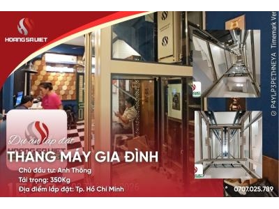 Hồ Chí Minh | Dự Án Thang Máy Mini Tại Quận 2 - Anh Thông