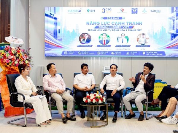 Hoàng Sa Việt Tổ Chức Tọa Đàm Năng Lực Cạnh Tranh Của Doanh Nghiệp Việt Trong Ngành Thang Máy & Tự Động Hóa