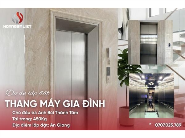 An Giang | Dự Án Lắp Đặt Thang Máy Cáp Kéo - Anh Tâm