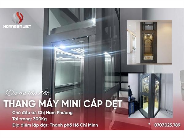 Hồ Chí Minh  | Dự Án Lắp Đặt Thang Máy Cáp Dẹt - Chị Nam Phương
