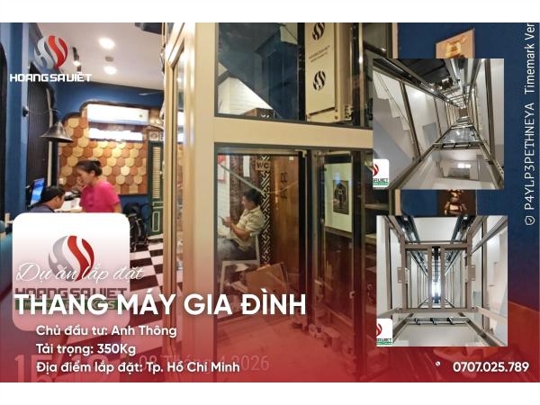 Hồ Chí Minh | Dự Án Thang Máy Mini Tại Quận 2 - Anh Thông