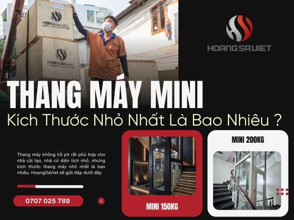 Kích Thước Nhỏ Nhất Của Thang Máy Không Hố Pit Là Bao Nhiêu?