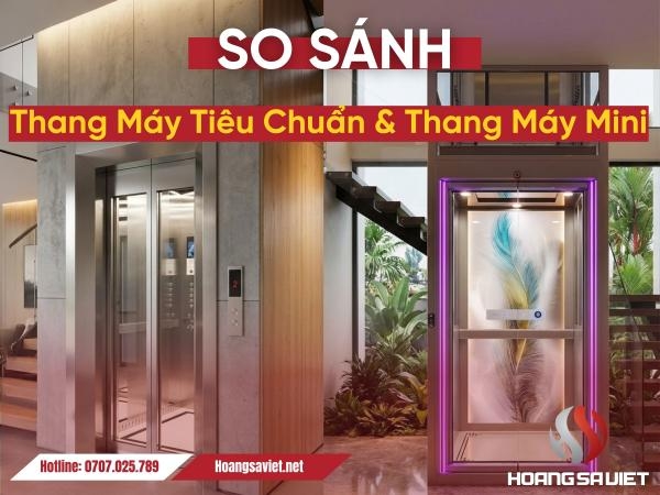 Sự Khác Biệt Giữa Thang Máy Mini Và Thang Máy Tiêu Chuẩn