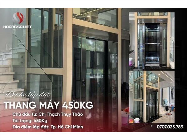 Dự Án Thang Máy Gia Đình Tại Tp.hcm - Chị Thảo Nguyên