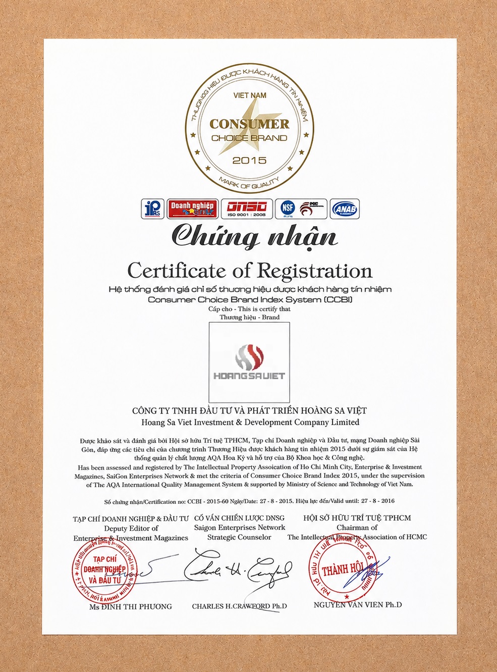 Consumer choice 2015